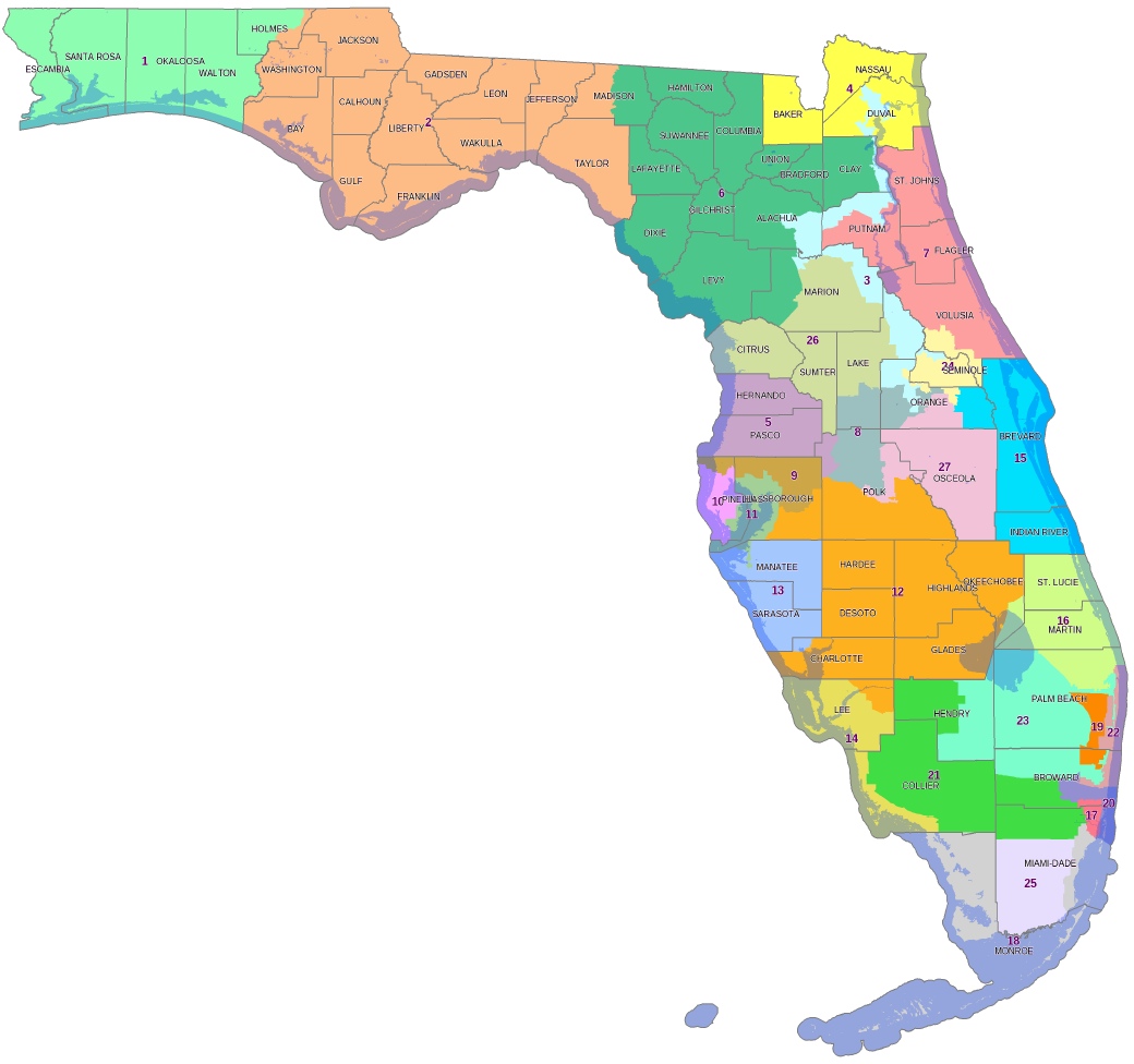 Battles over new political lines escalate in Florida and Texas Facing